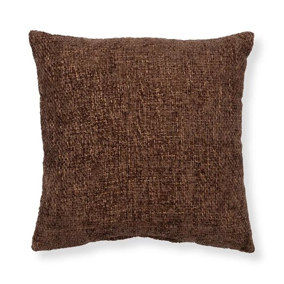 Sonoma Goods For Life Graystone Chenille Solid Throw Pillow Brown - Picture 1 of 1